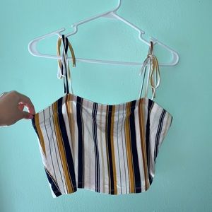 Striped Crop Top